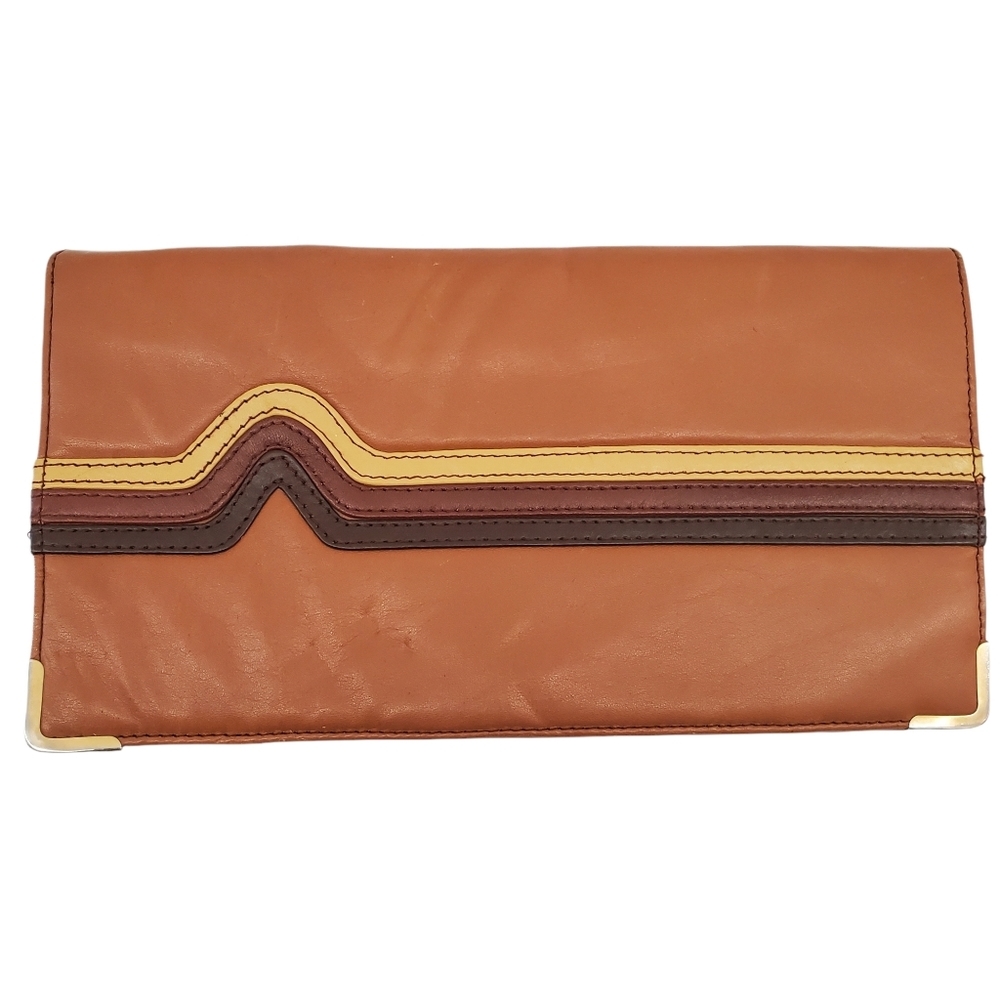 Classic Earthtones Foldover Clutch